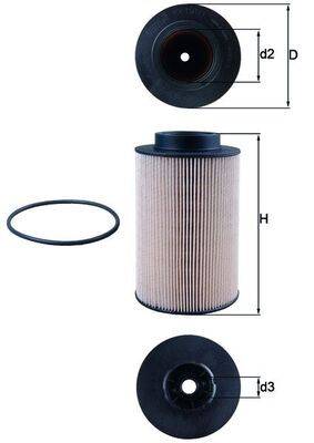 Mahle KX191/1D Kraftstofffilter