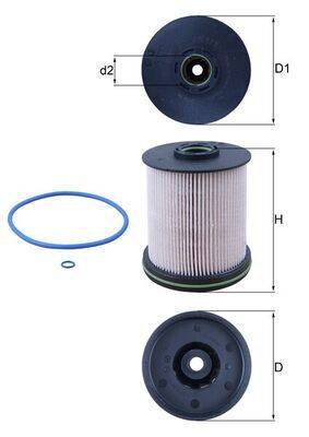 Mahle KX491/1D Kraftstofffilter