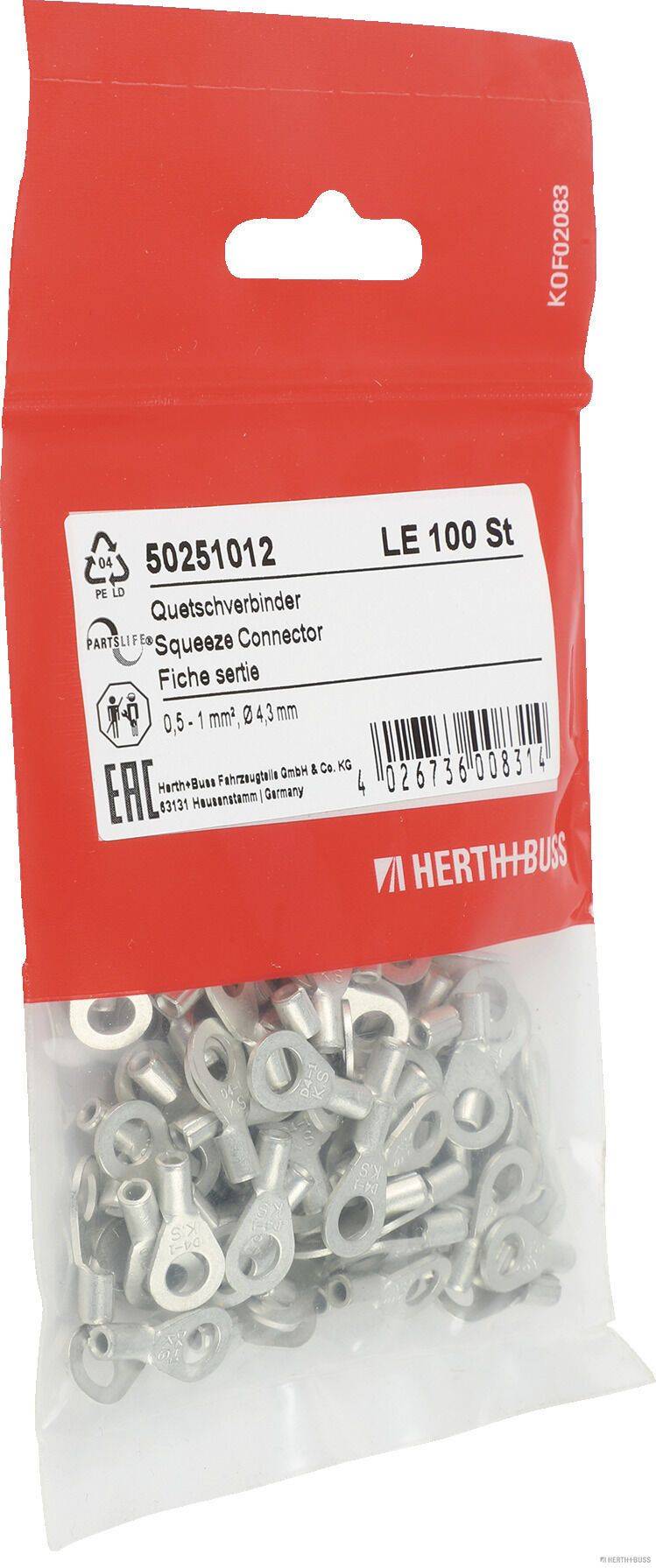 Herth+Buss 50251012 Quetschverbinder