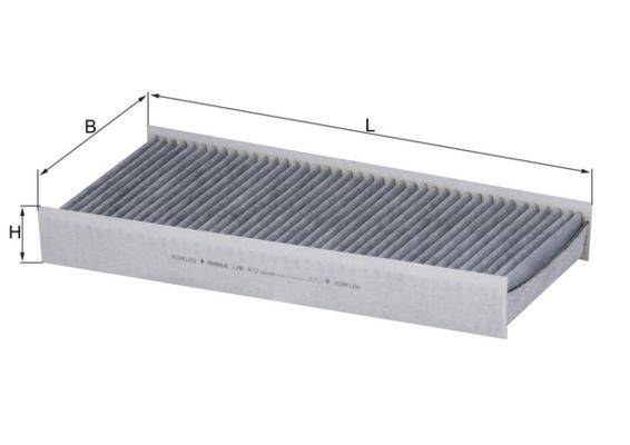 Mahle LAK412 Filter, Innenraumluft