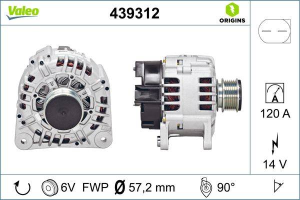 Valeo 439312 Generator