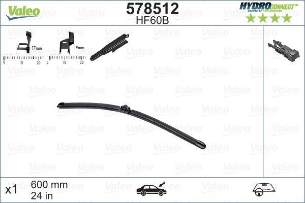 Valeo 578512 Wischblatt