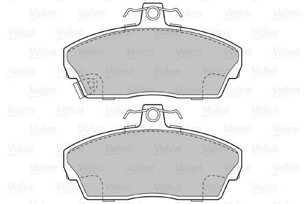 Valeo 598022 Bremsbelagsatz, Scheibenbremse