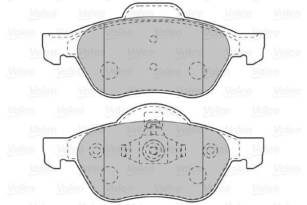 Valeo 601012 Bremsbelagsatz, Scheibenbremse