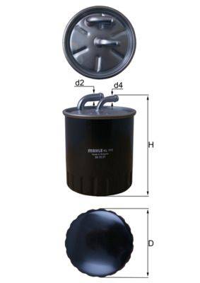 Mahle KL313 Kraftstofffilter