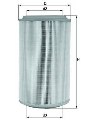 Mahle LX913 Luftfilter