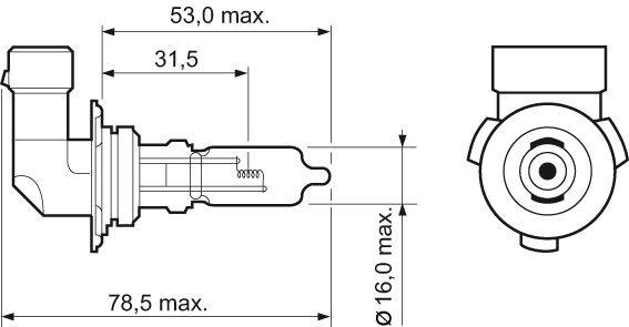 Valeo 032013 Glühlampe, Fernscheinwerfer