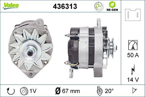 Valeo 436313 Generator