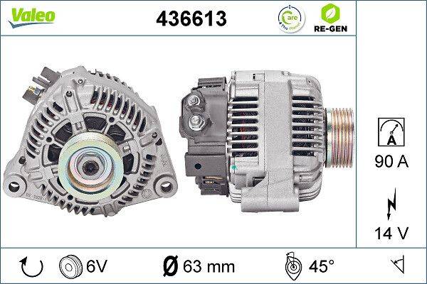 Valeo 436613 Generator