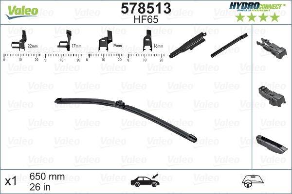 Valeo 578513 Wischblatt