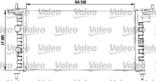 Valeo 731013 Kühler, Motorkühlung
