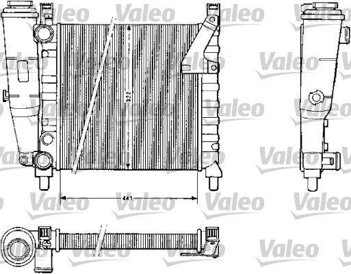Valeo 883813 Kühler, Motorkühlung