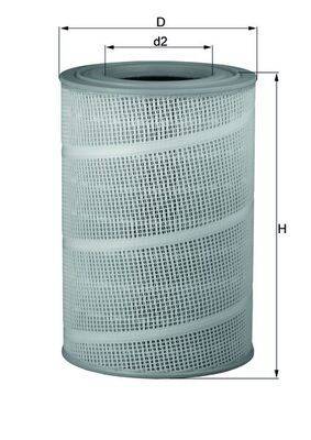 Mahle LX714 Luftfilter