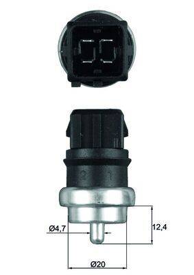 Mahle TSE14 Sensor, Kühlmitteltemperatur
