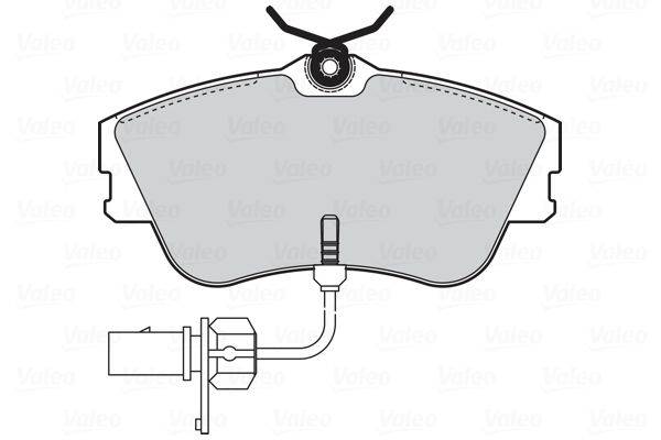 Valeo 301814 Bremsbelagsatz, Scheibenbremse