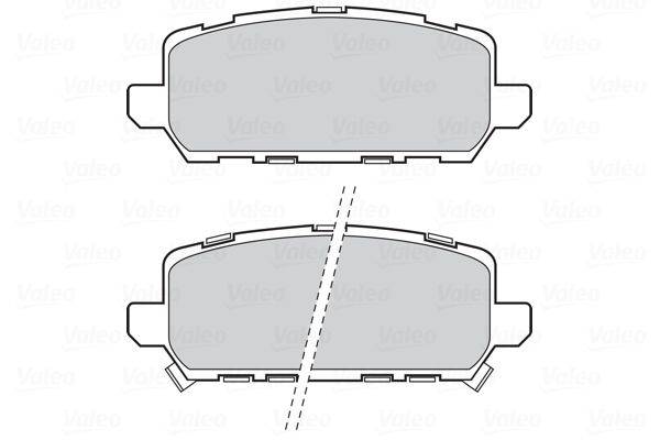 Valeo 302314 Bremsbelagsatz, Scheibenbremse