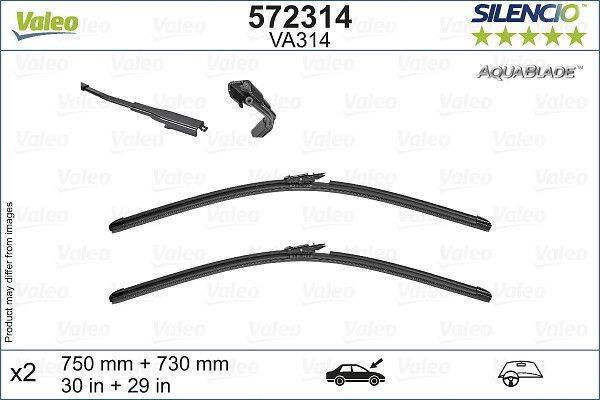 Valeo 572314 Wischblatt