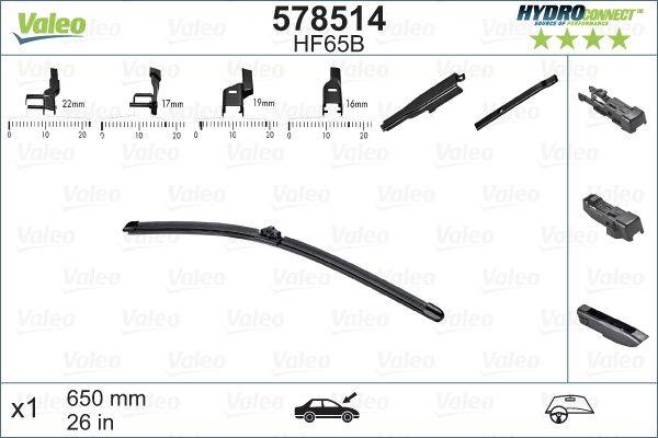 Valeo 578514 Wischblatt