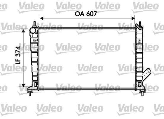 Valeo 734714 Kühler, Motorkühlung