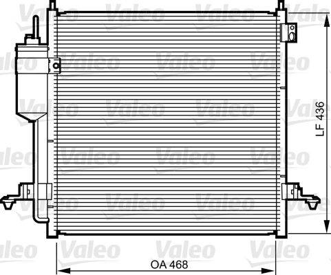 Valeo 814214 Kondensator, Klimaanlage