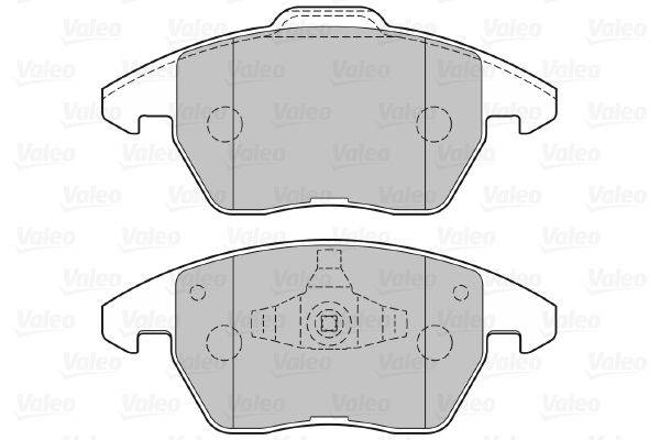 Valeo 301715 Bremsbelagsatz, Scheibenbremse