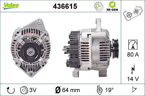 Valeo 436615 Generator