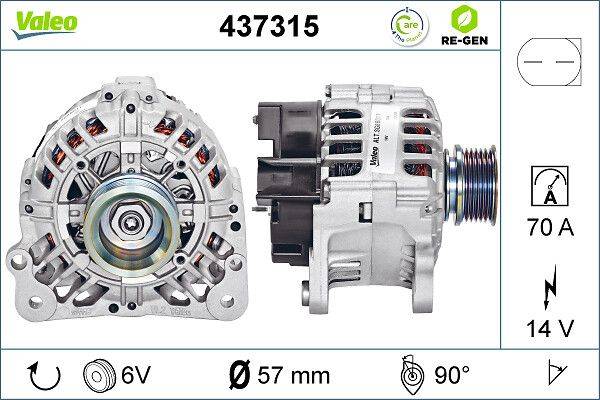 Valeo 437315 Generator
