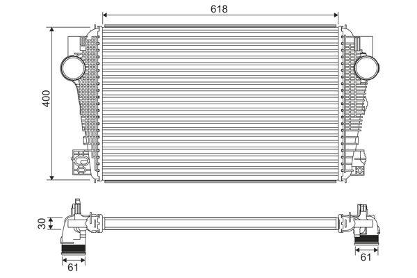 Valeo 822915 Ladeluftkühler