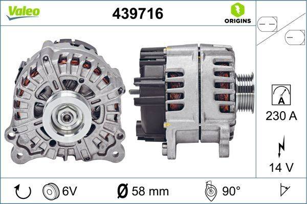Valeo 439716 Generator