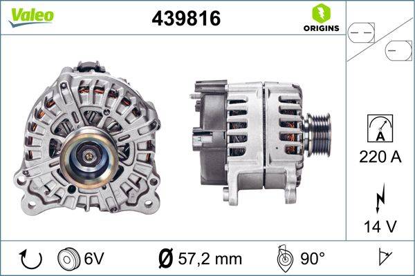 Valeo 439816 Generator