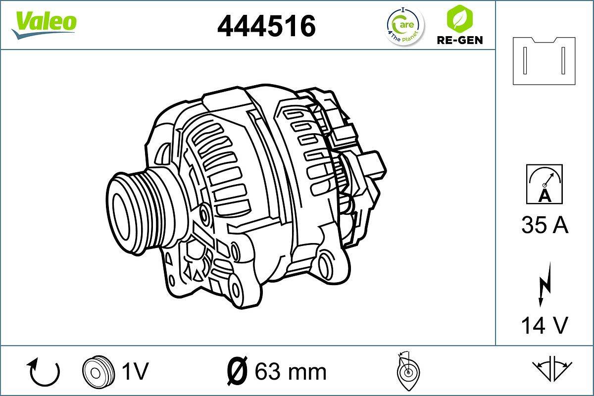 Valeo 444516 Generator