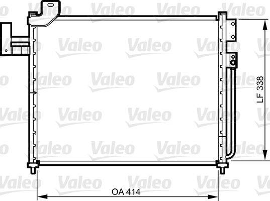 Valeo 814316 Kondensator, Klimaanlage