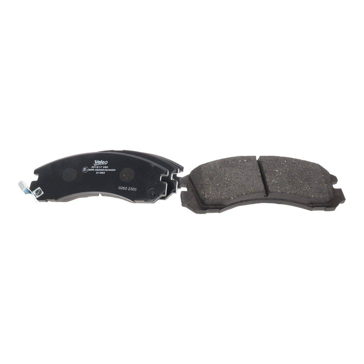Valeo 301517 Bremsbelagsatz, Scheibenbremse