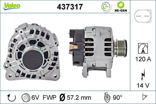 Valeo 437317 Generator