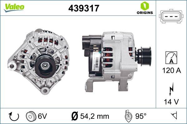 Valeo 439317 Generator