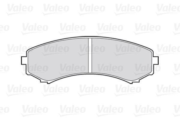 Valeo 301518 Bremsbelagsatz, Scheibenbremse