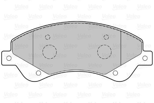 Valeo 301818 Bremsbelagsatz, Scheibenbremse