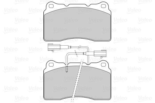 Valeo 302318 Bremsbelagsatz, Scheibenbremse
