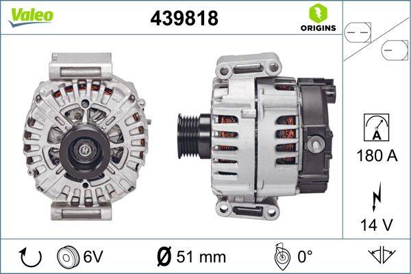 Valeo 439818 Generator