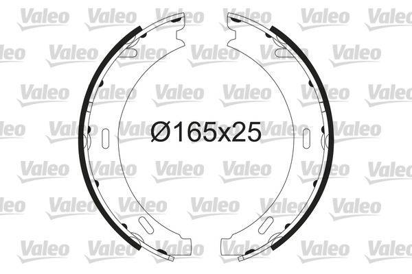 Valeo 564218 Bremsbackensatz, Feststellbremse