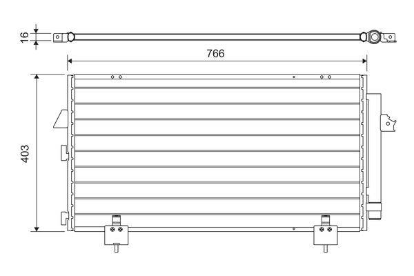 Valeo 814218 Kondensator, Klimaanlage