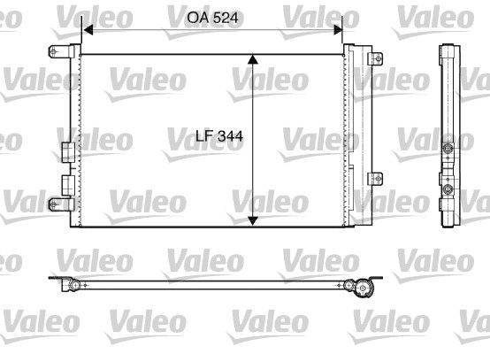 Valeo 817818 Kondensator, Klimaanlage
