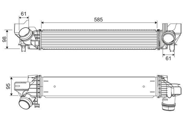 Valeo 818318 Ladeluftkühler