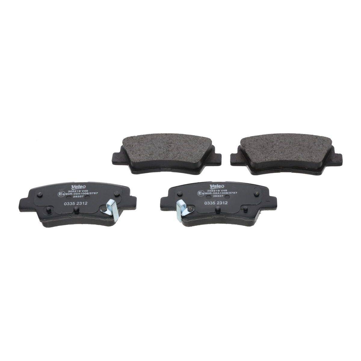 Valeo 302219 Bremsbelagsatz, Scheibenbremse