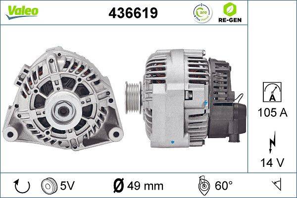 Valeo 436619 Generator