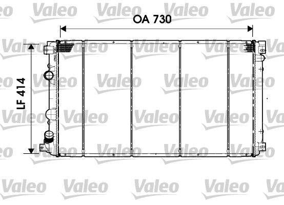 Valeo 732919 Kühler, Motorkühlung