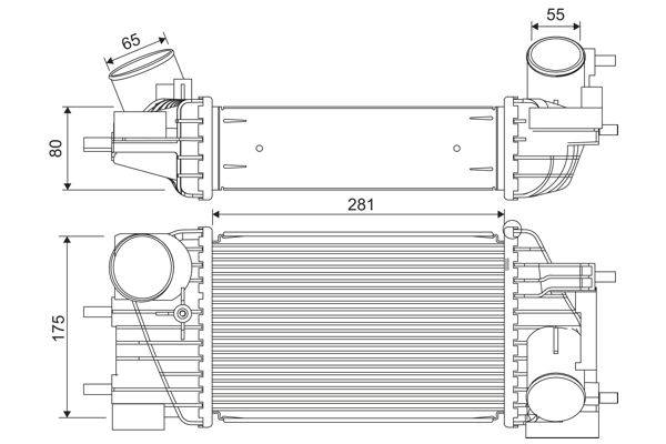 Valeo 822919 Ladeluftkühler