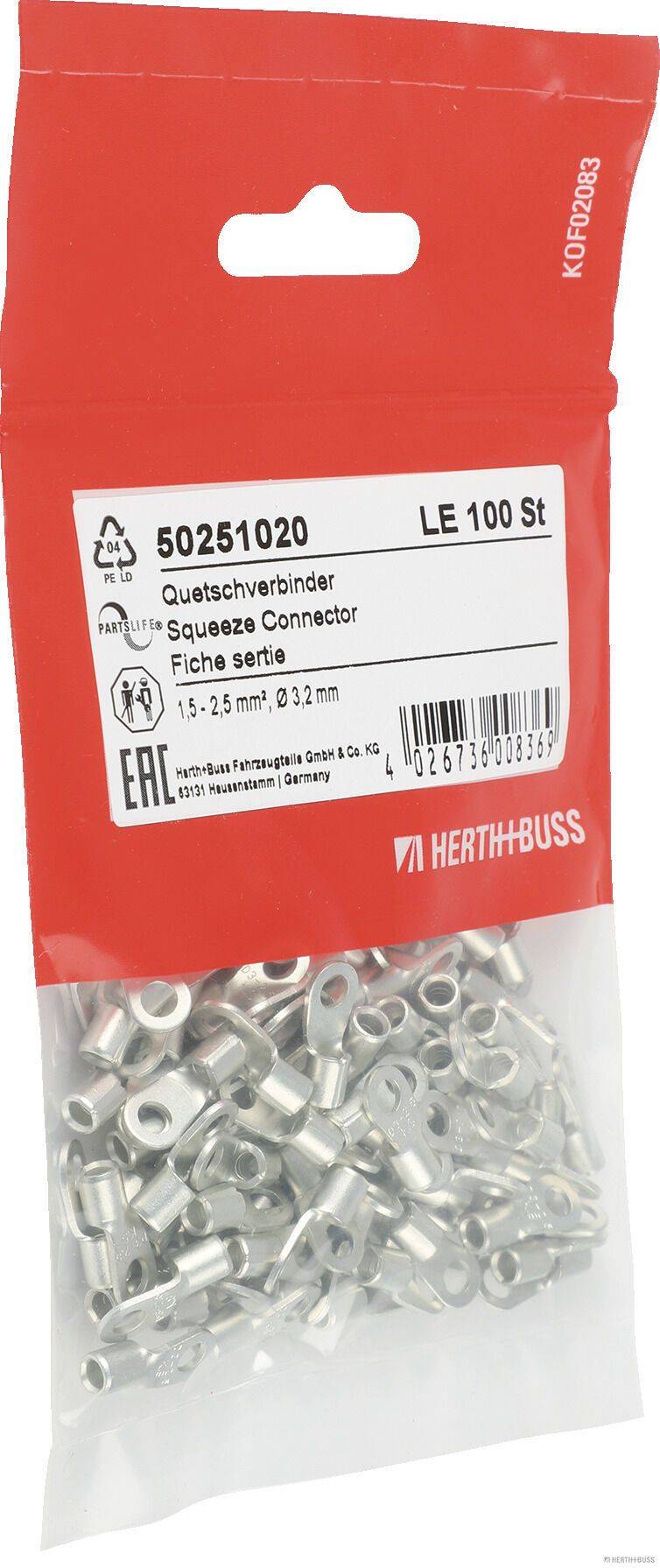 Herth+Buss 50251020 Quetschverbinder