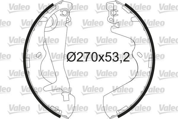Valeo 564220 Bremsbackensatz