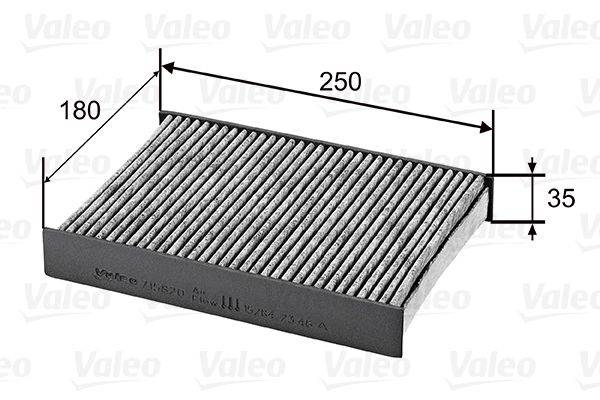 Valeo 715820 Filter, Innenraumluft